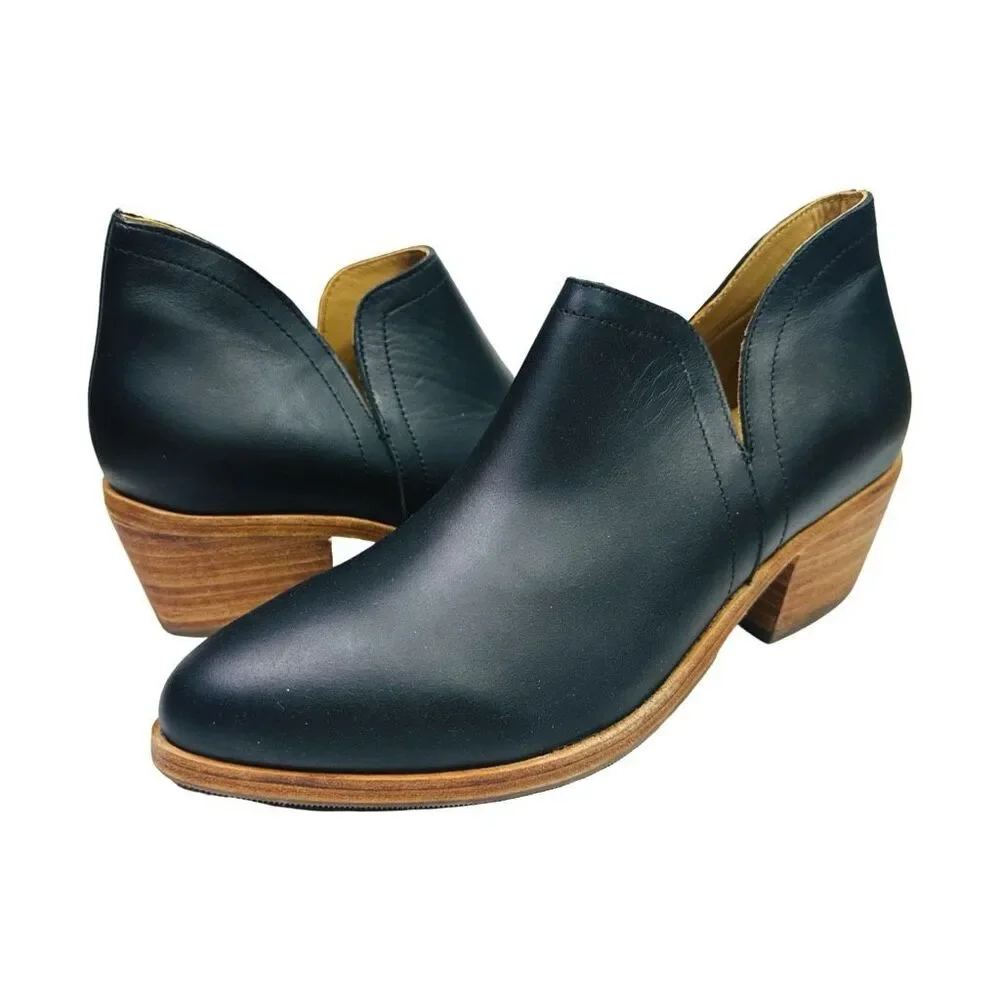 Nisolo Mia Everyday Booties - Black - Size 8 - Retail $228